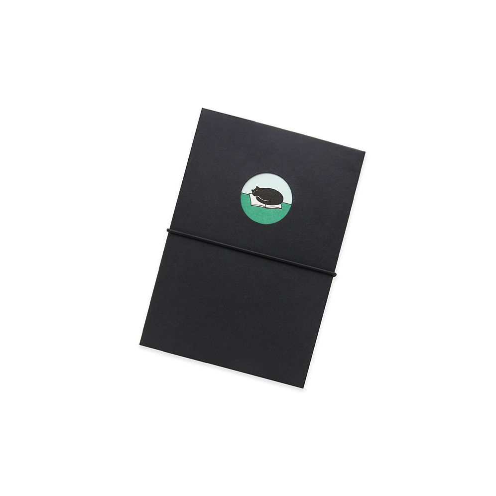Alternative view of Black Cat Blank Journal
