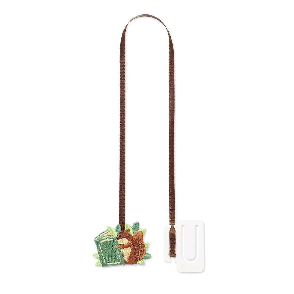 Midori Embroidery Bookmark Clip Squirrel - Image 8