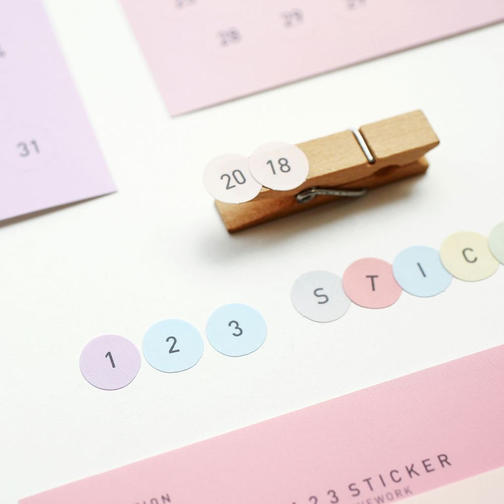 Alternative view of Liveworks Number 123 Sticker Sheet