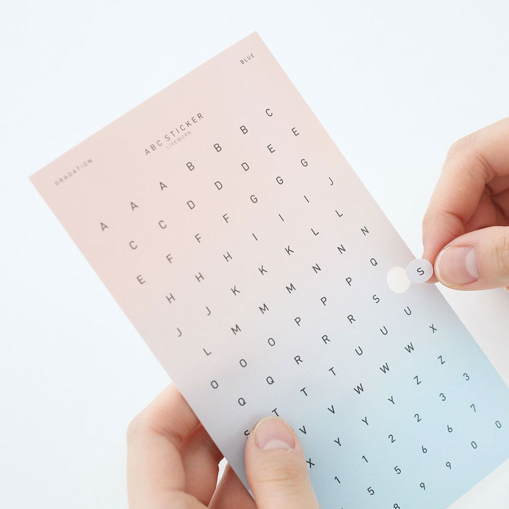 Alternative view of Liveworks Alphabet ABC Sticker Sheet