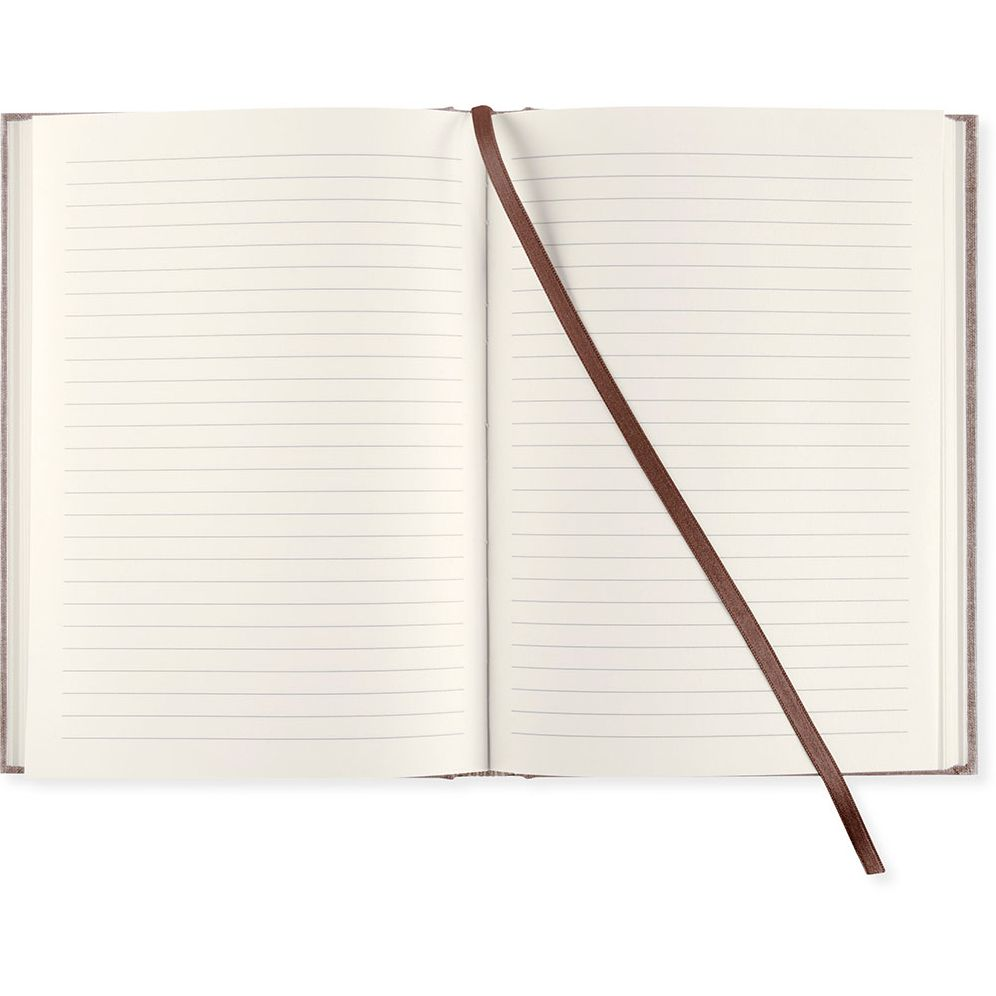 Alternative view of NOTEBOOK A5, CLASSIC, Brown Oak, Ruled