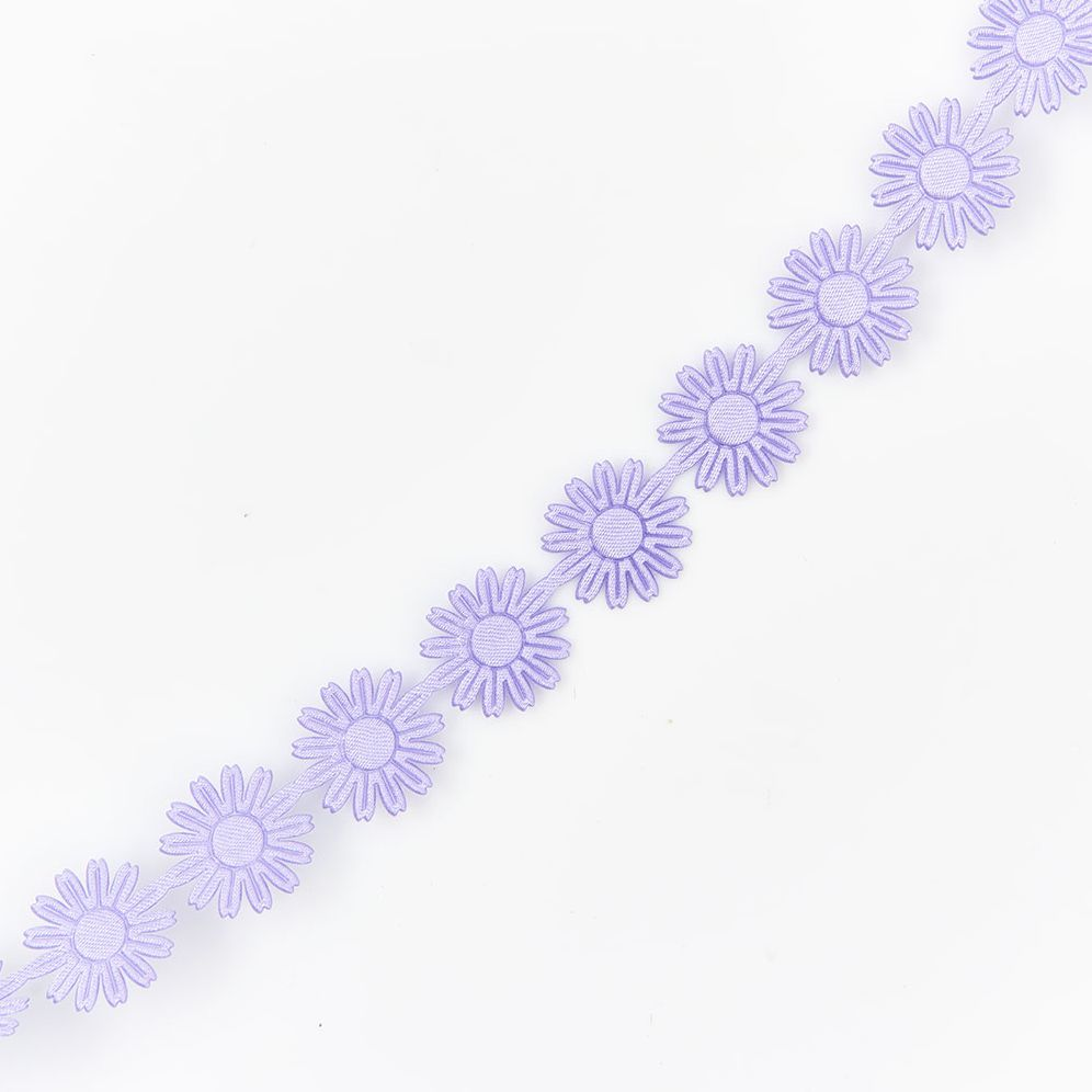Alternative view of Purple Daisy Ribbon 3/4" 10YD
