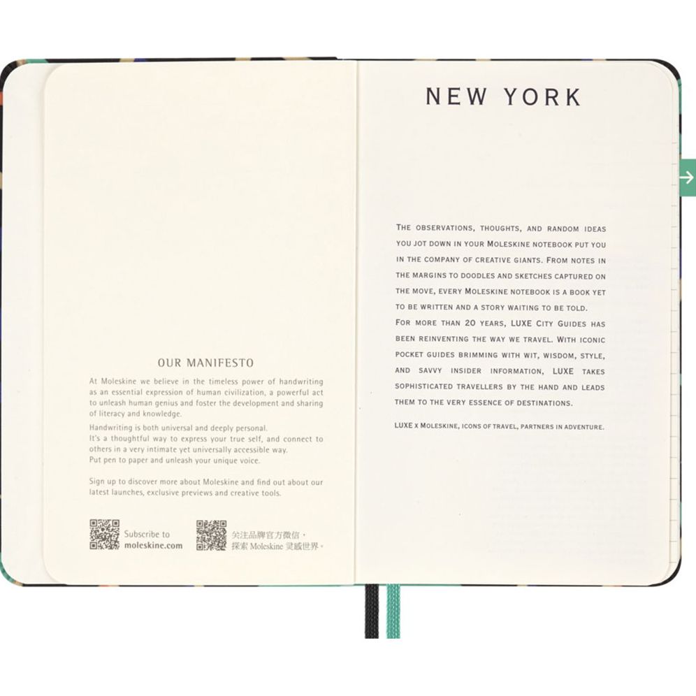 Alternative view of LUXE x Moleskine - New York City Travel Guide Pocket Notebook