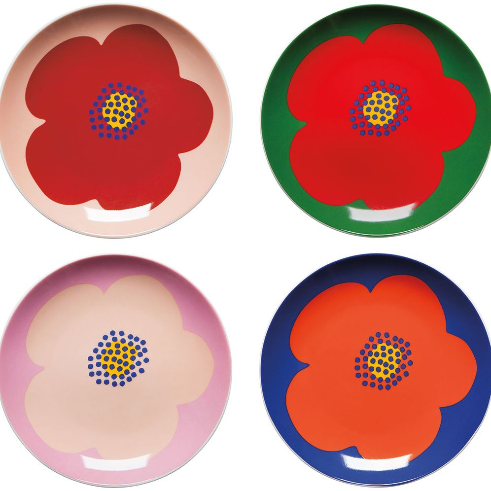 Poppy Porcelain Appetizer Plates - Image 3