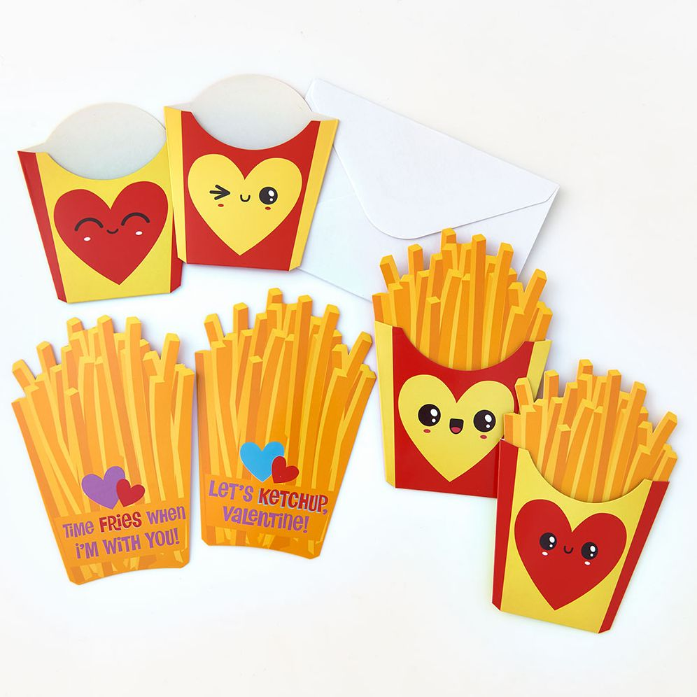 Alternative view of Boxed Valentine Cards - French Fries
