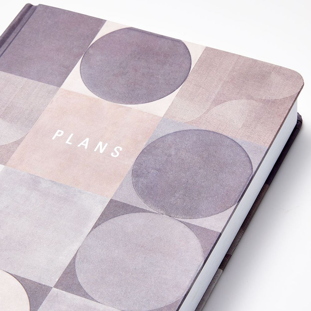 Alternative view of Modern Neutral Shapes Undated Planner