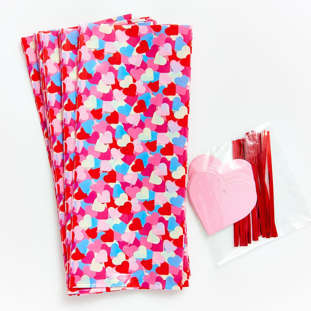 Alternative view of Heart Confetti Cello Bags Set of 15