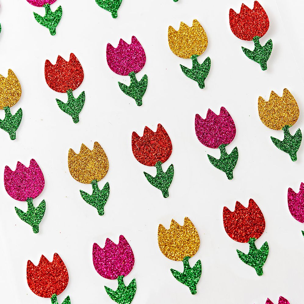 Alternative view of Tulip Glitter Sticker Sheet