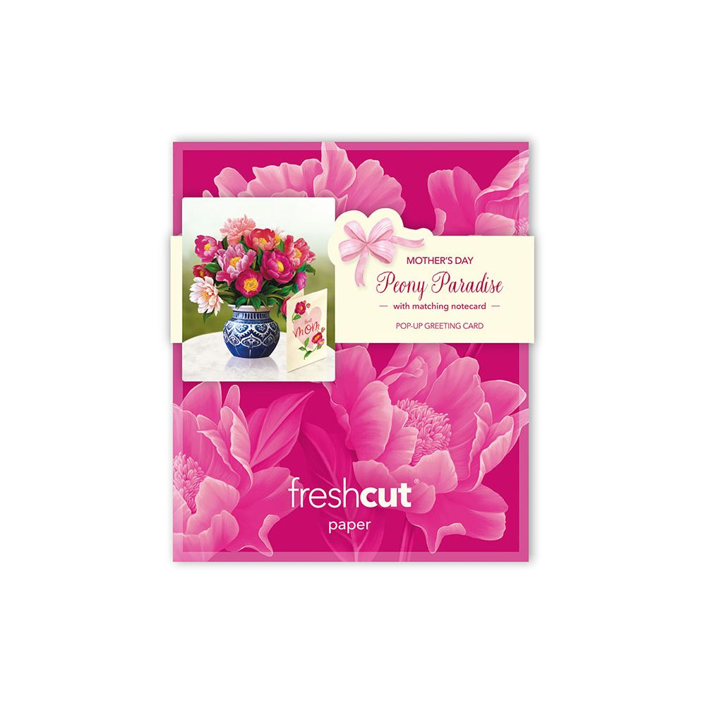 Peony Pop Up Mother's Day Card - Image 3