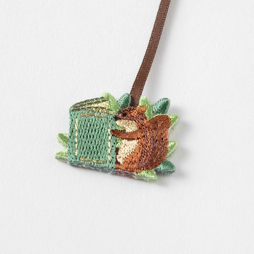 Midori Embroidery Bookmark Clip Squirrel - Image 9