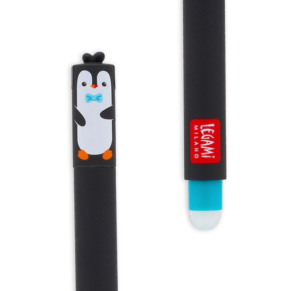 Penguin Erasable Gel Pen - Turquoise Ink - Image 6