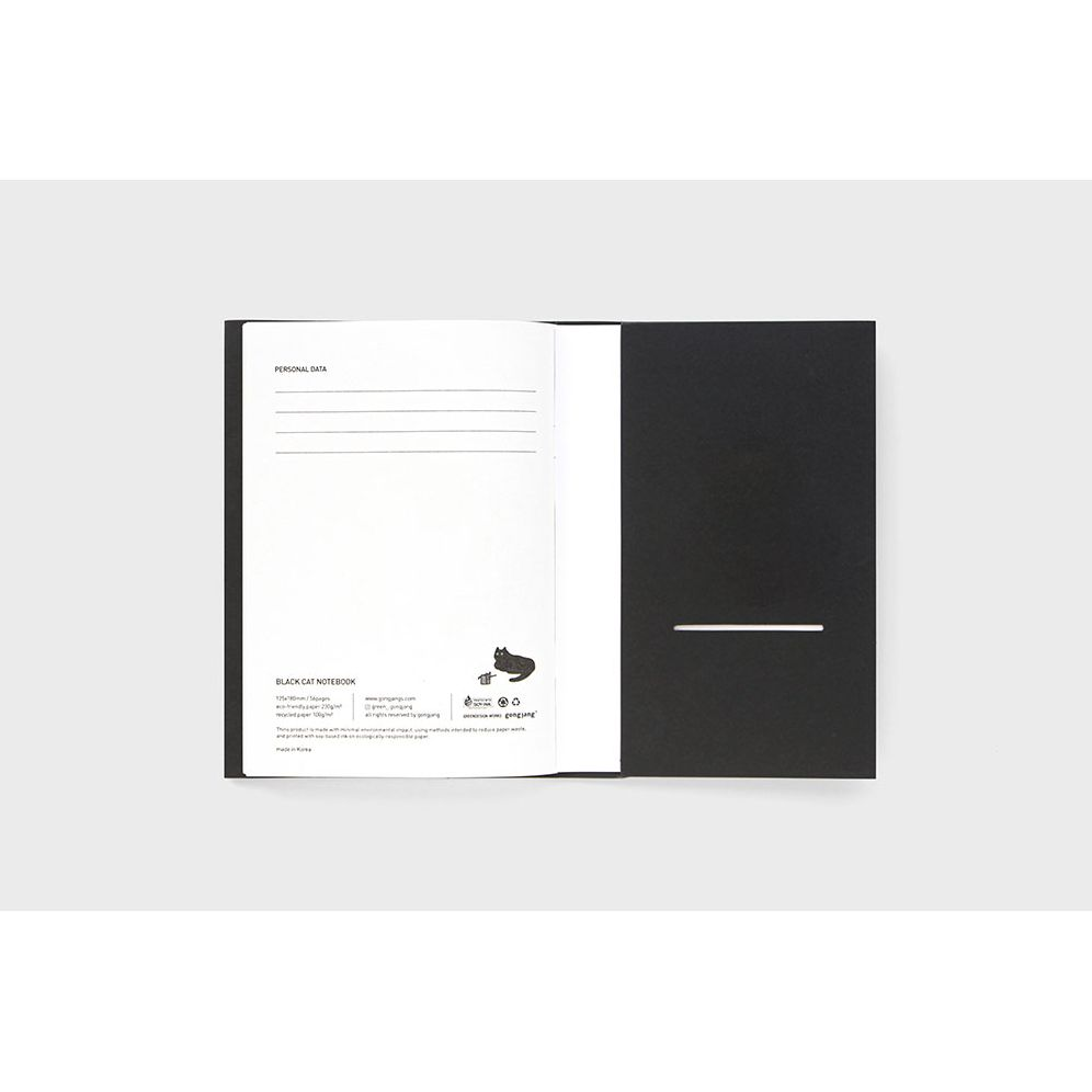 Black Cat Blank Journal - Image 5