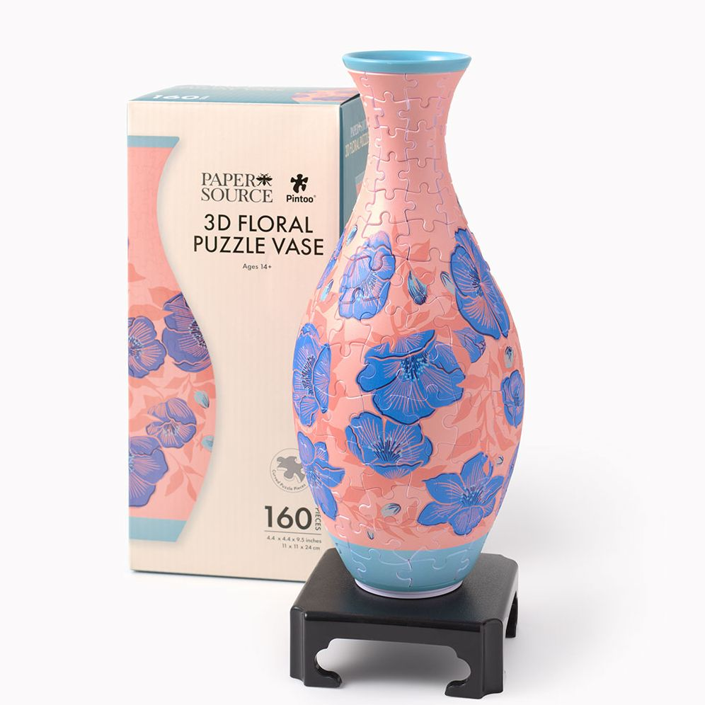 3D Floral Puzzle Vase - Image 3