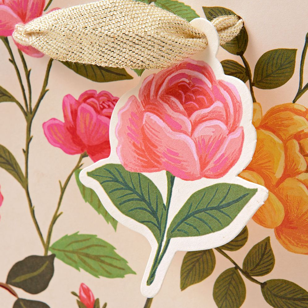 Alternative view of Rifle Paper Co. Roses Medium Gift Bag
