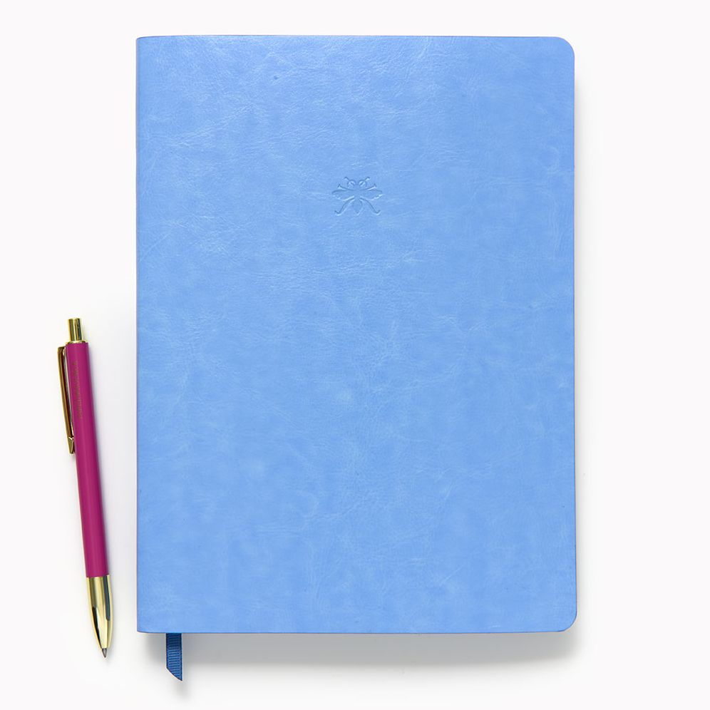 Alternative view of Periwinkle Paper Wasp Undated Planner LG
