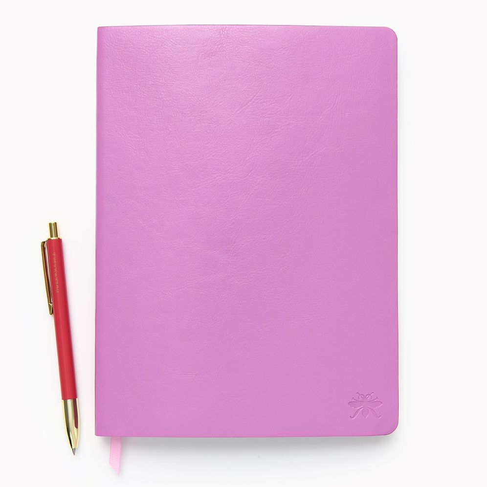 Alternative view of Lilac Paper Wasp LG Lined Journal