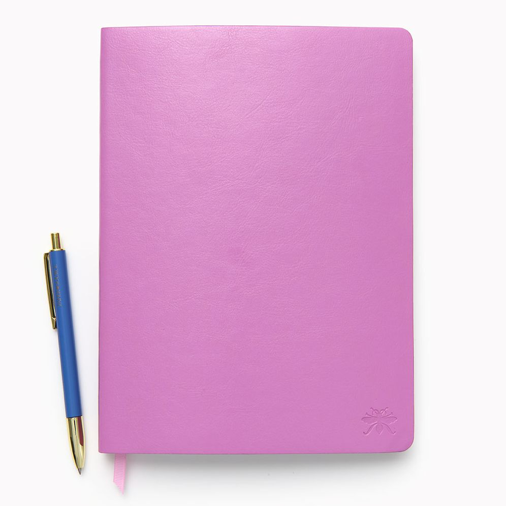 Alternative view of Lilac Paper Wasp LG Dotted Journal