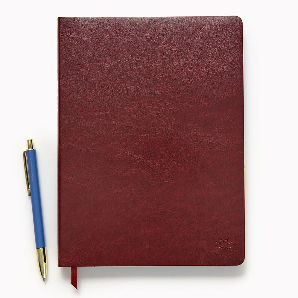 Alternative view of Oxblood Paper Wasp LG Lined Journal