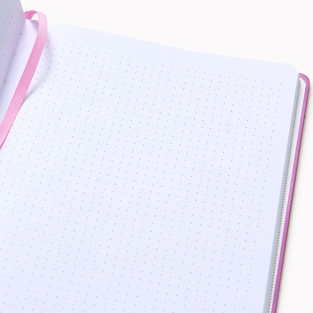 Lilac Paper Wasp LG Dotted Journal - Image 3
