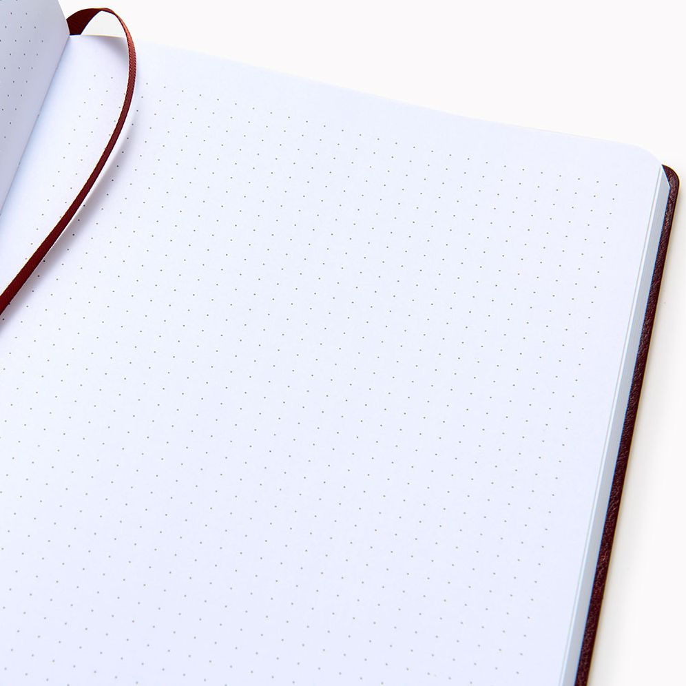 Oxblood Paper Wasp LG Dotted Journal - Image 3
