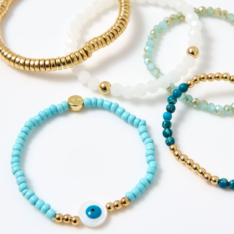 Alternative view of The Blue Bracelet Set