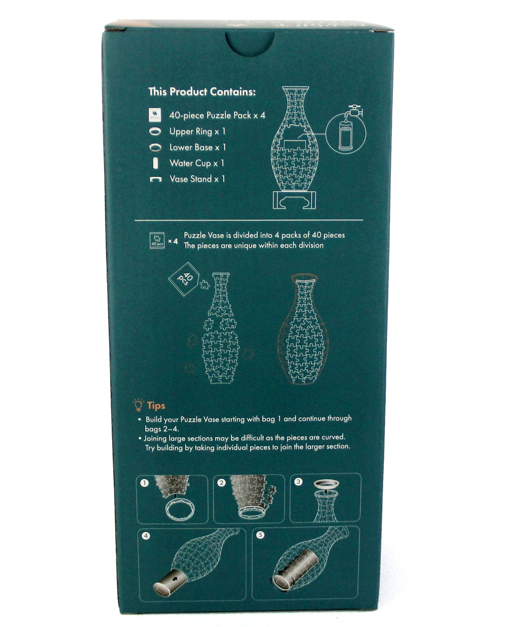 3D Floral Puzzle Vase - Image 4