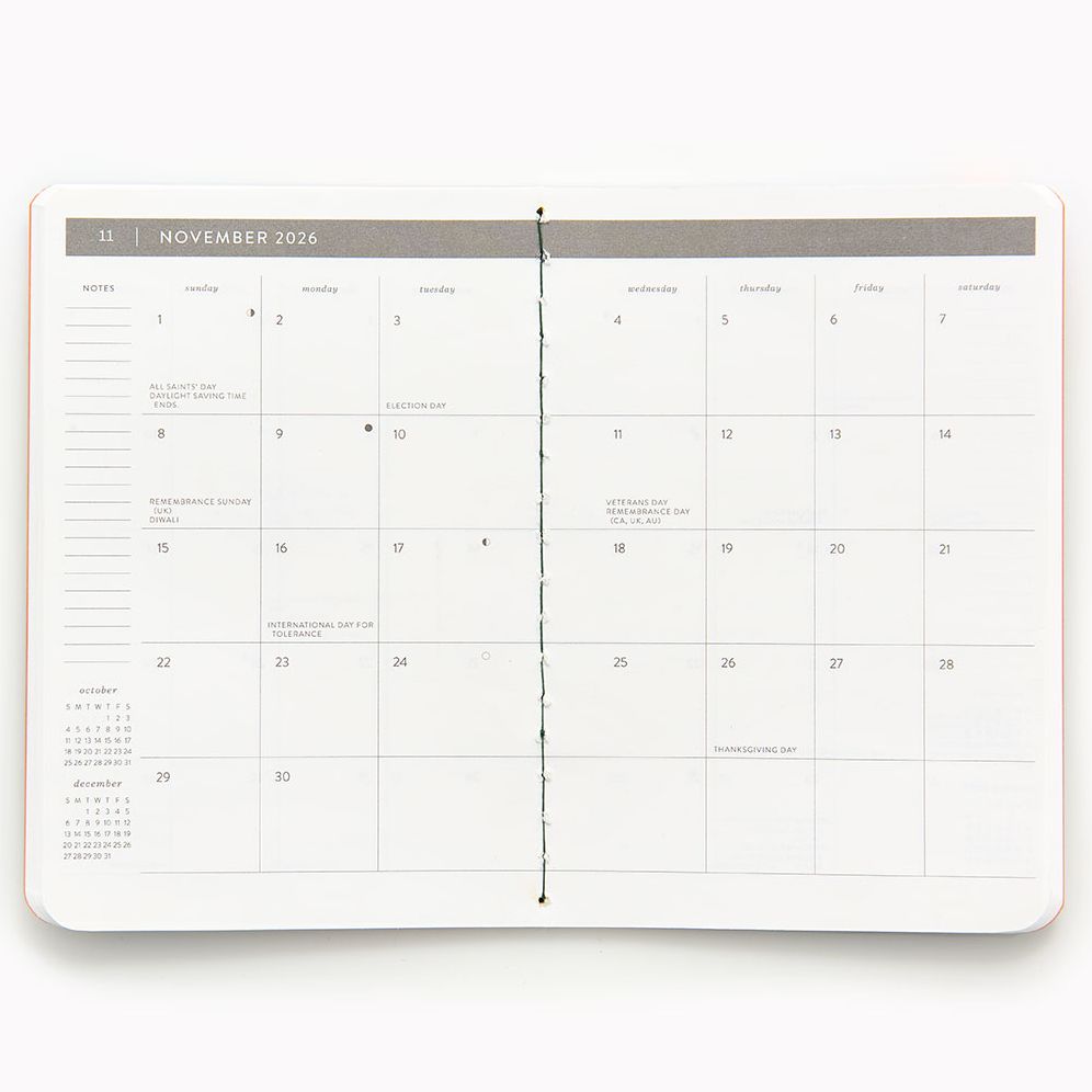 Alternative view of 2025-2026 Paper Source Landscapes Monthly Pocket Planner