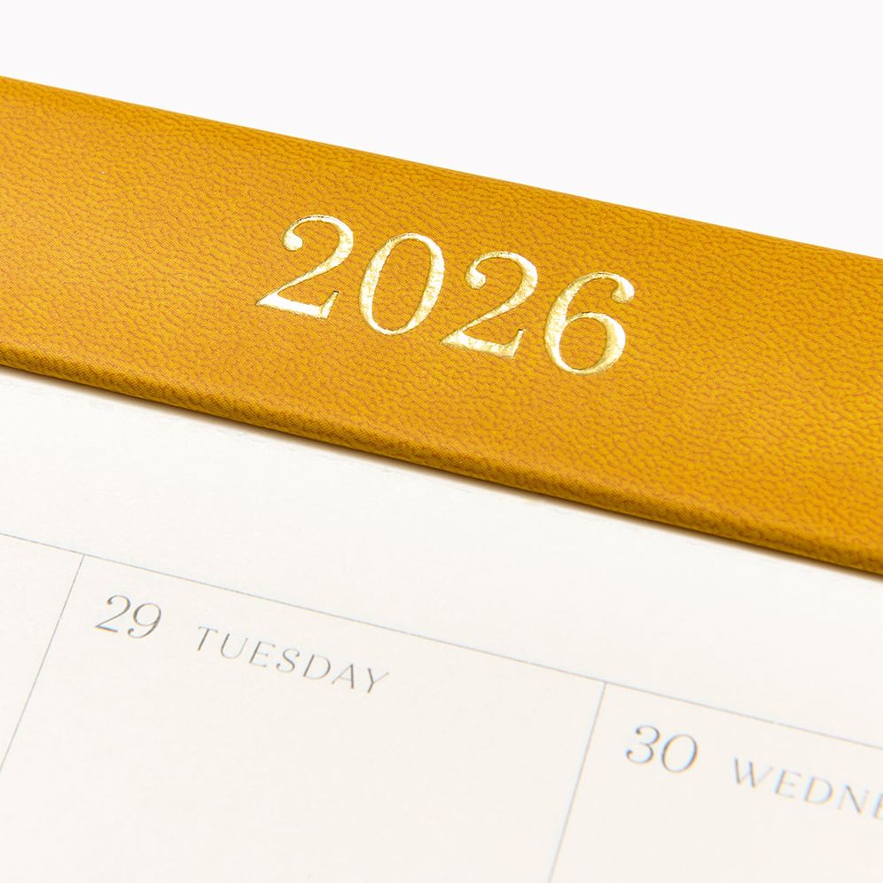 Alternative view of 2025-2026 Paper Source Chicago Ave Weekly Desk Pad