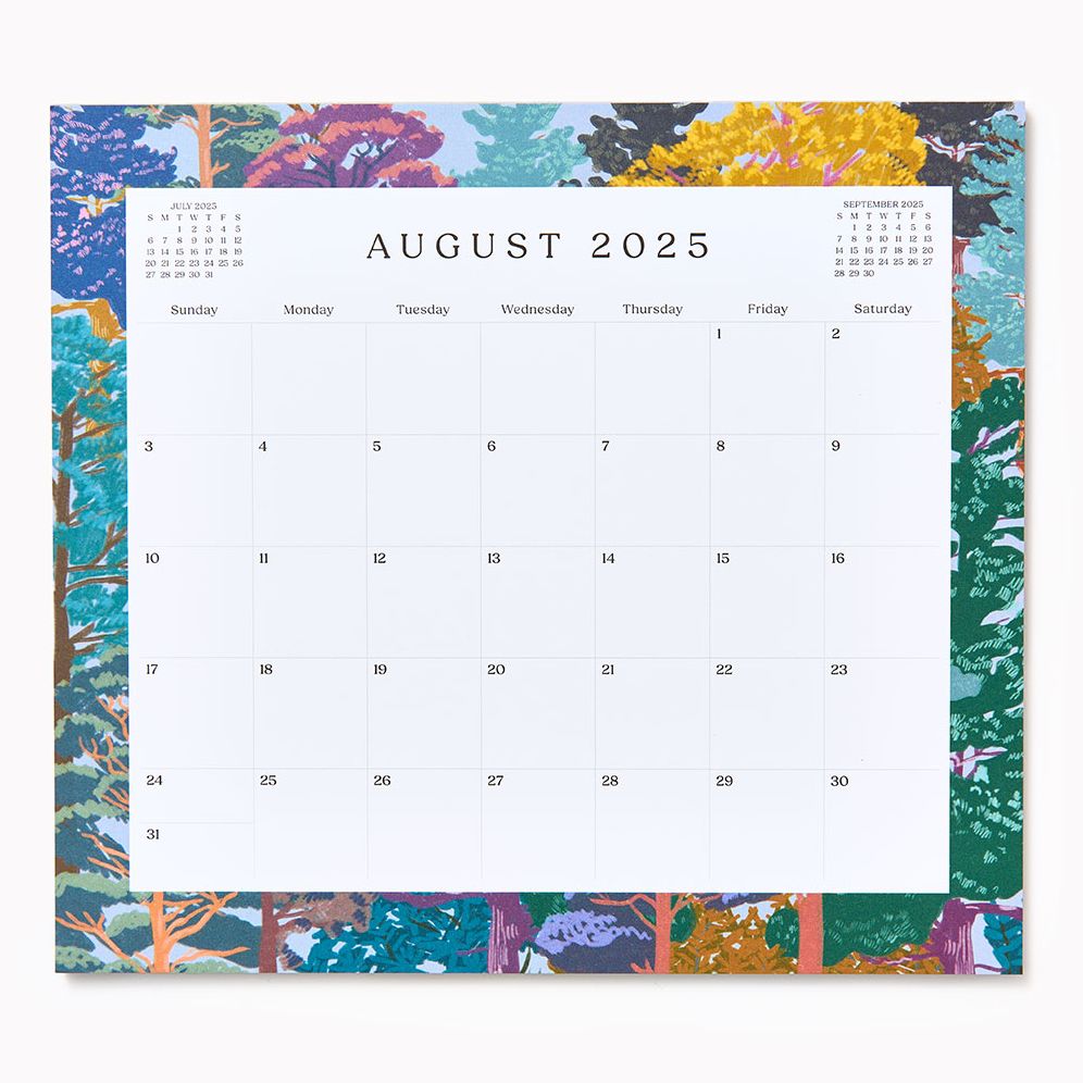 Alternative view of 2025-2026 Paper Source Landscapes Monthly Magnetic Calendar