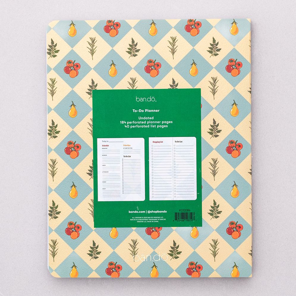 To Do Planner, Garden Checkered - Image 5