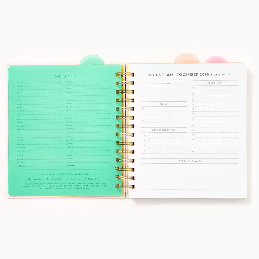 2025-2026 Paper Source Modern Collage Weekly Desk Planner - Image 4
