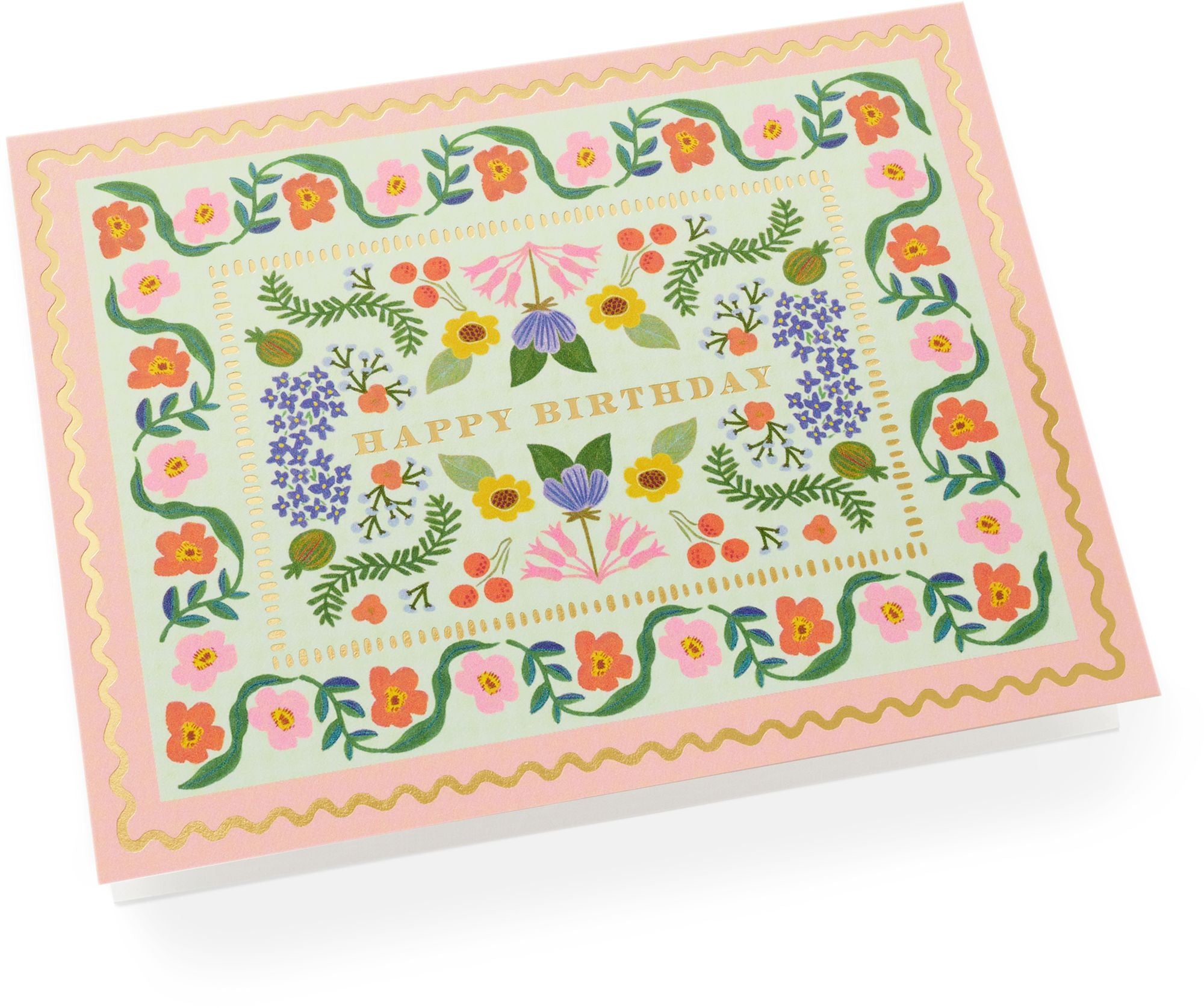 Alternative view of Sicily Garden Birthday Card