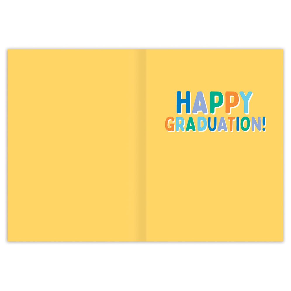 Alternative view of You Did It! Graduation Card