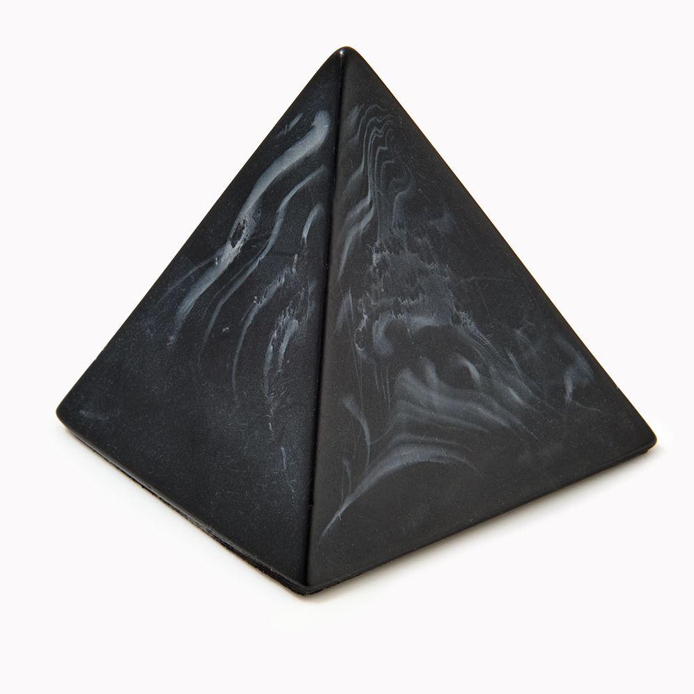 Alternative view of Jeremiah Brent Pyramid Marble Paper Weight