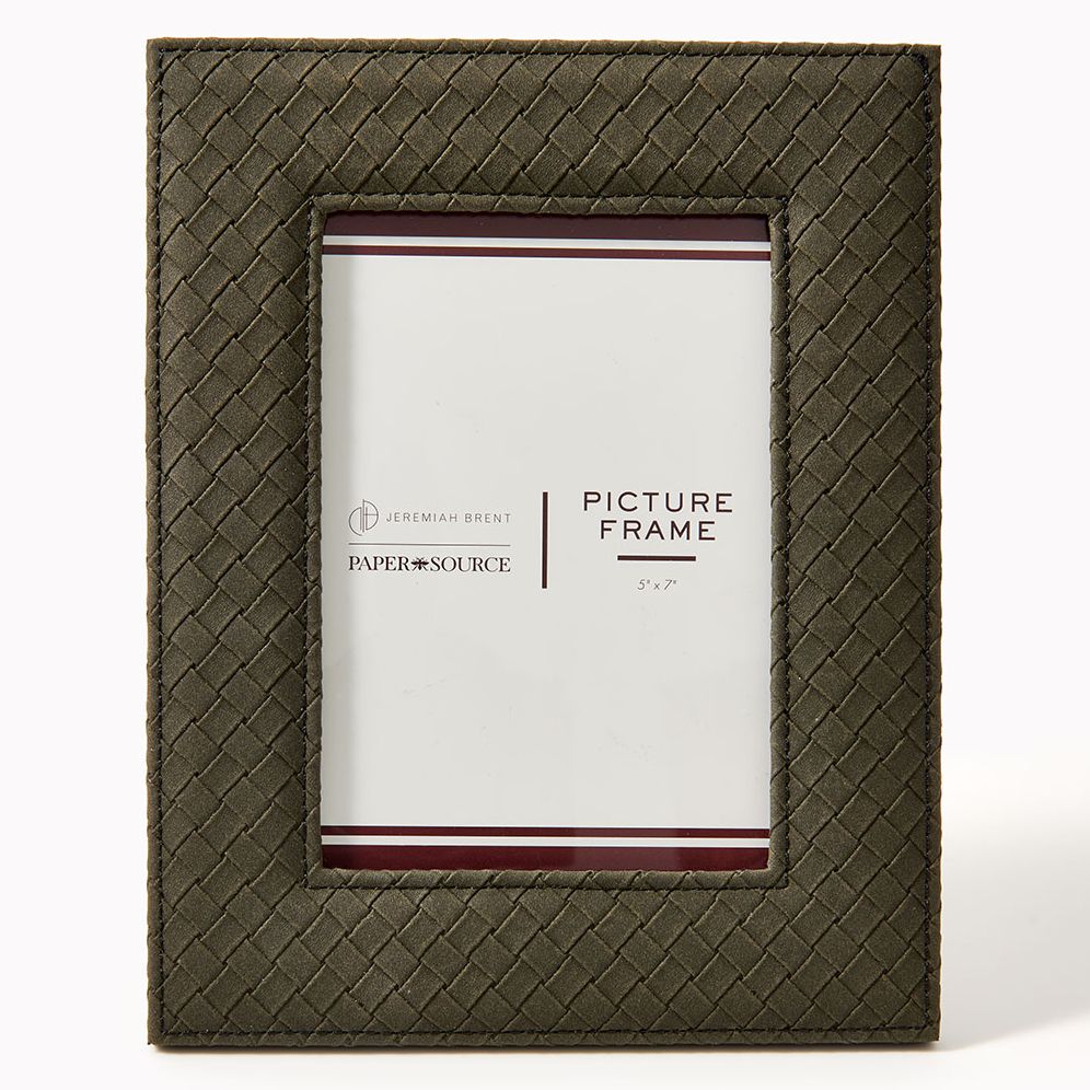 Alternative view of Jeremiah Brent Woven Leatherette 5x7 Picture Frame