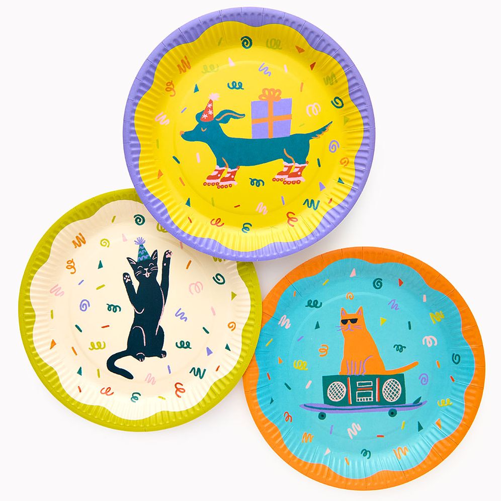 Alternative view of Birthday Animal Plate