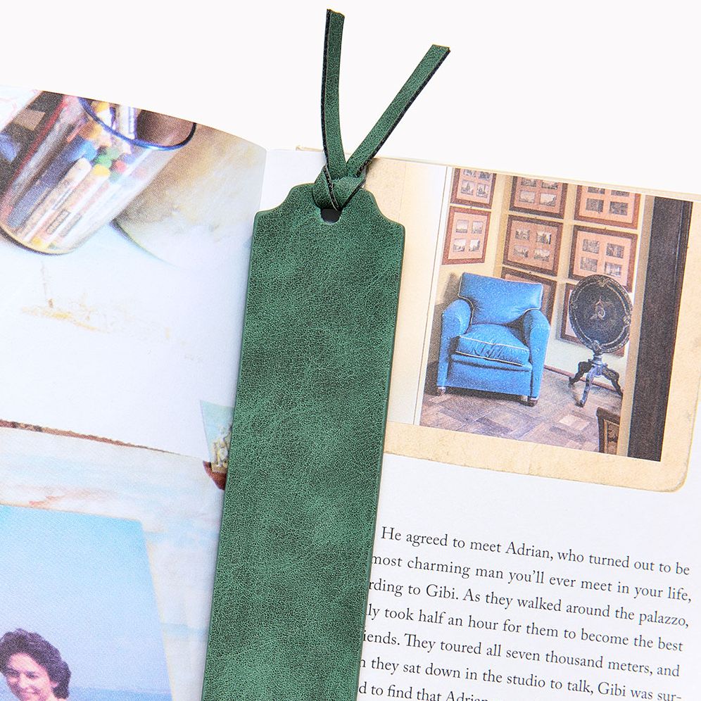 Alternative view of Jeremiah Brent Leatherette Suede Bookmark
