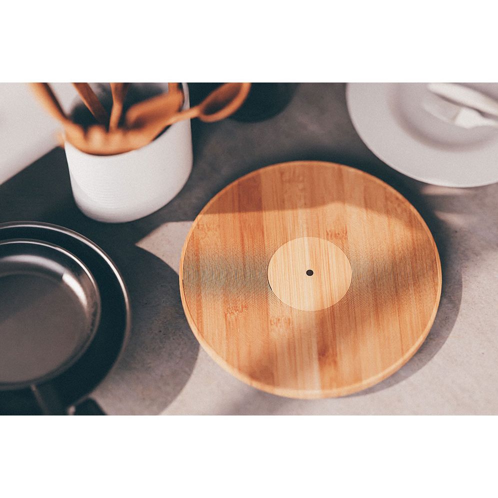 Alternative view of Record Wooden Cutting Board - 12 inch