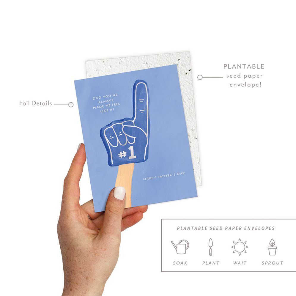 Alternative view of Feel #1 Father's Day Card