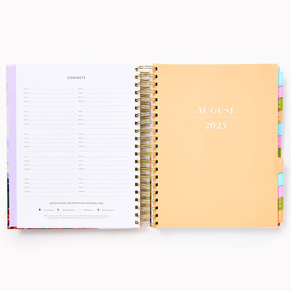 Alternative view of 2025-2026 Paper Source Landscapes Weekly Desk Planner