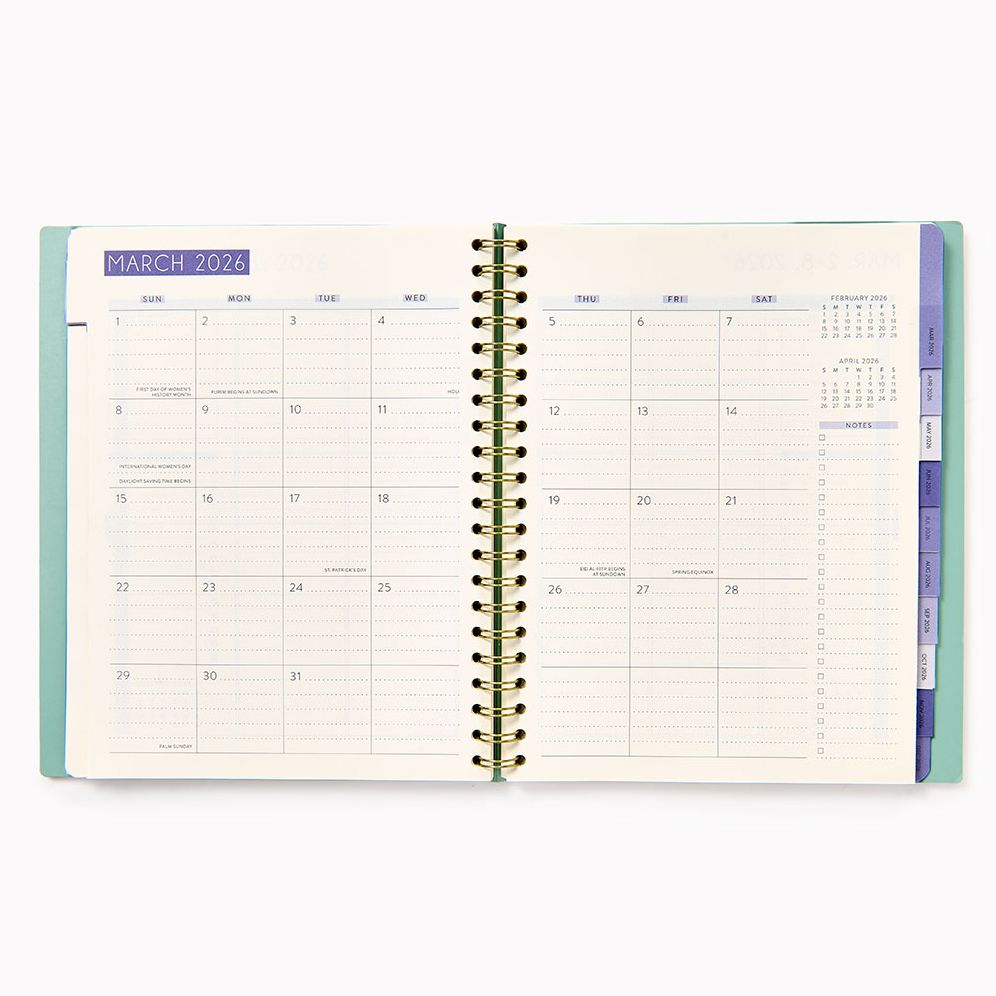 Alternative view of 2025-2026 Paper Source Student/Teacher Weekly Planner