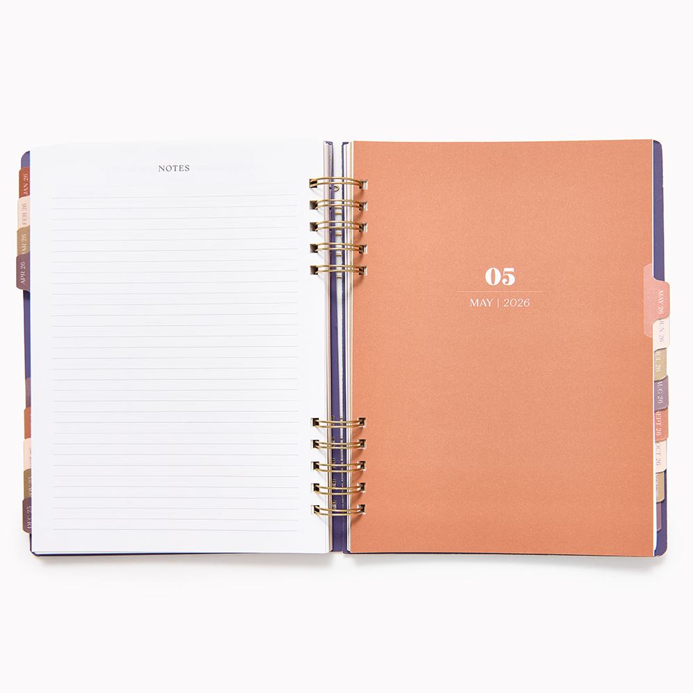2025-2026 Paper Source Speckle Stripe Weekly Desk Planner - Image 2