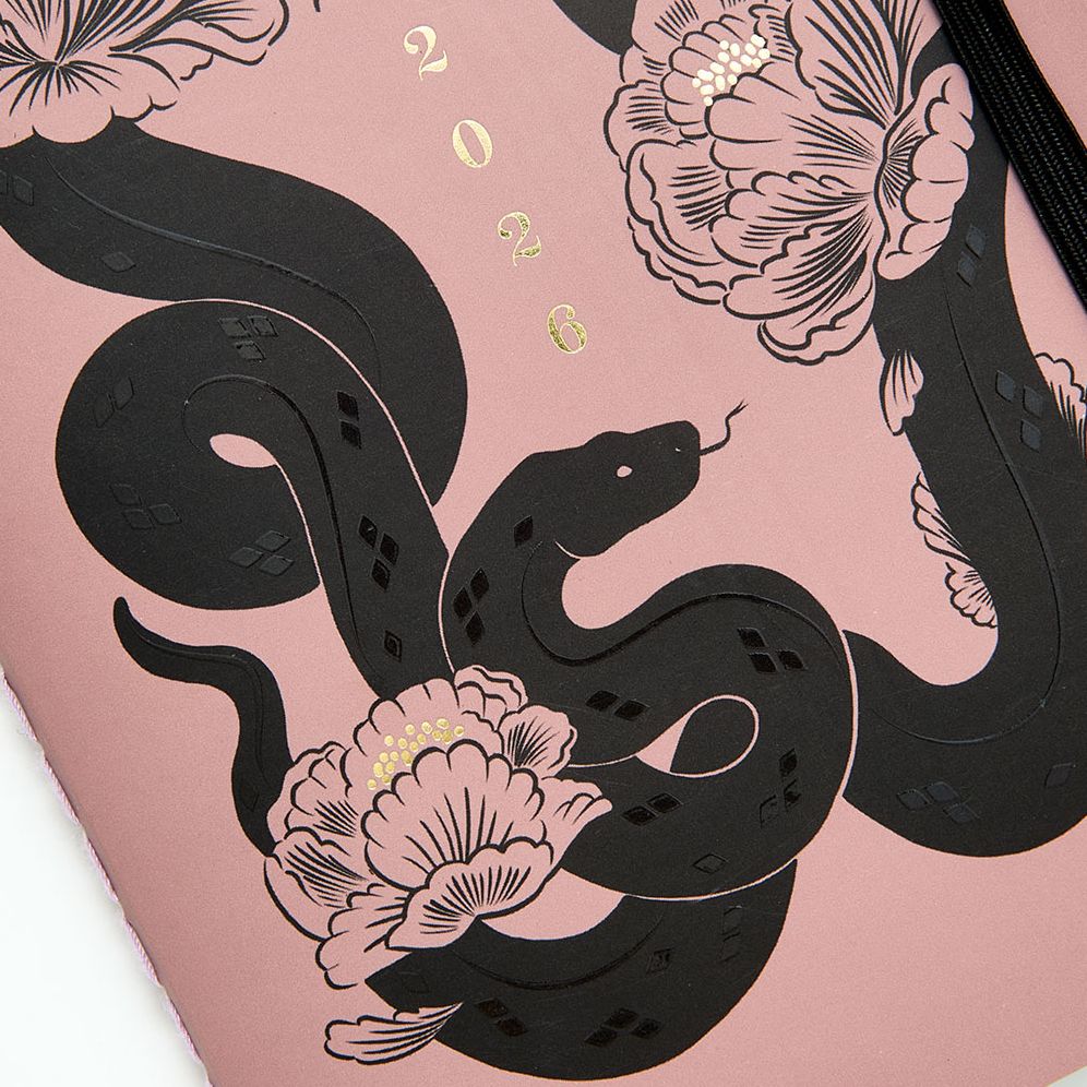 2025-2026 Paper Source Dark Academia Monthly Pocket Planner - Image 2