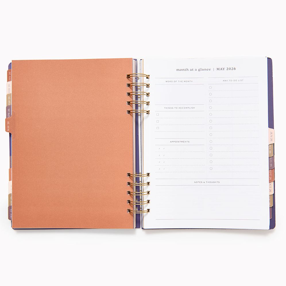 2025-2026 Paper Source Speckle Stripe Weekly Desk Planner - Image 3