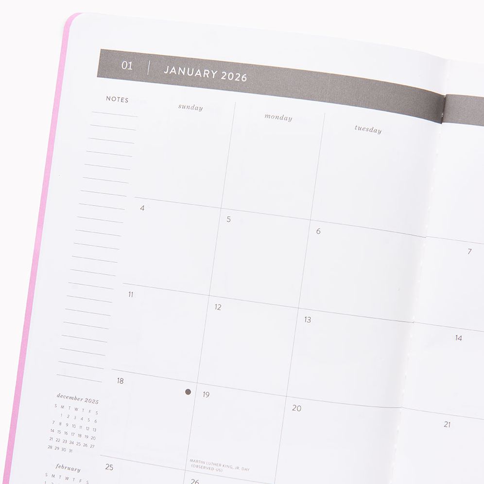 2025-2026 Paper Source Creative Borders Monthly Desk Planner - Image 3