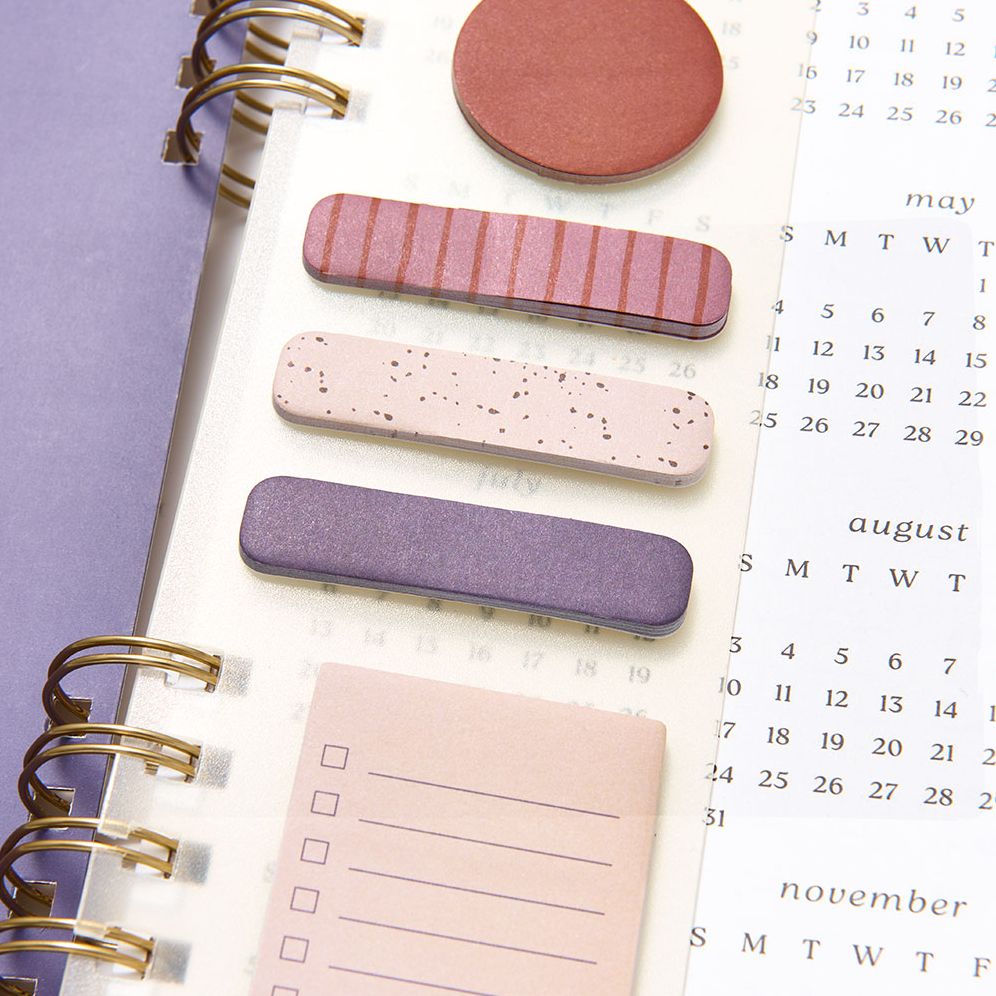 2025-2026 Paper Source Speckle Stripe Weekly Desk Planner - Image 5
