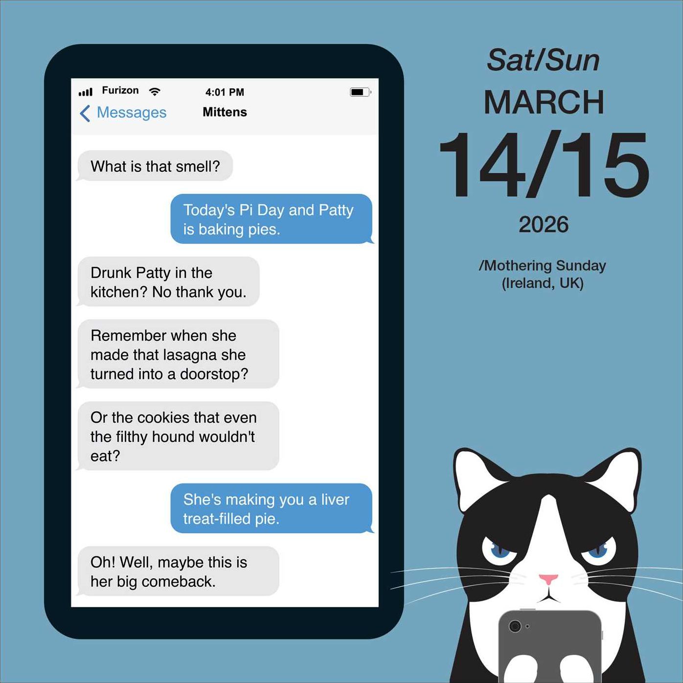 2026 Texts from Mittens the Cat Day-to-Day Calendar - Image 5