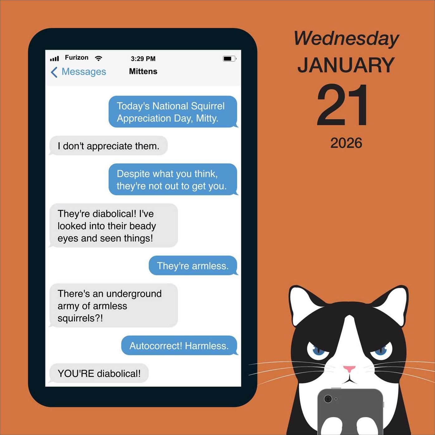 2026 Texts from Mittens the Cat Day-to-Day Calendar - Image 6