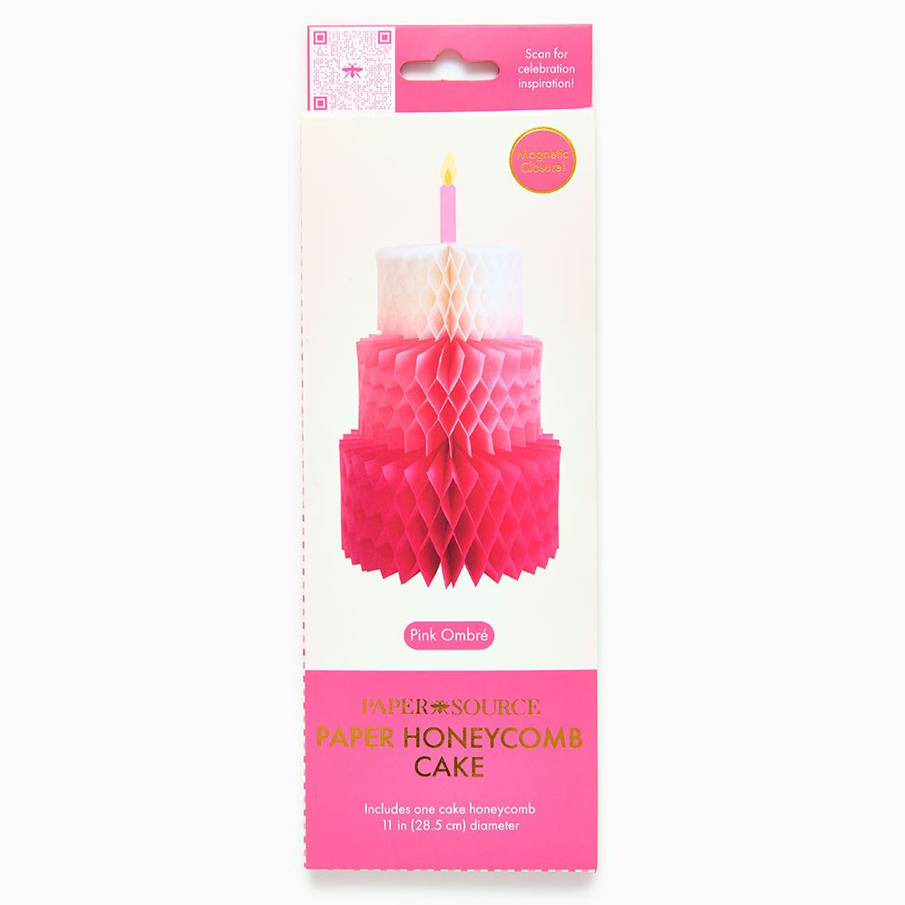 Alternative view of Honeycomb Birthday Cake
