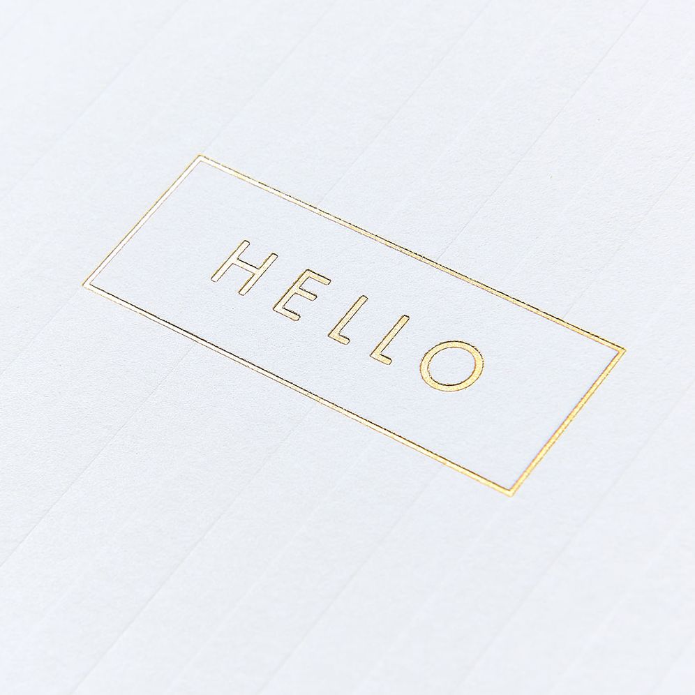 Alternative view of Hello Stripe Thank You Card Set